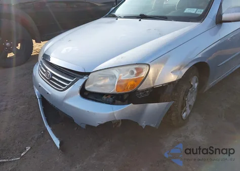 2008 Kia Spectra Ex from USA, damaged, VIN KNAFE122585575335